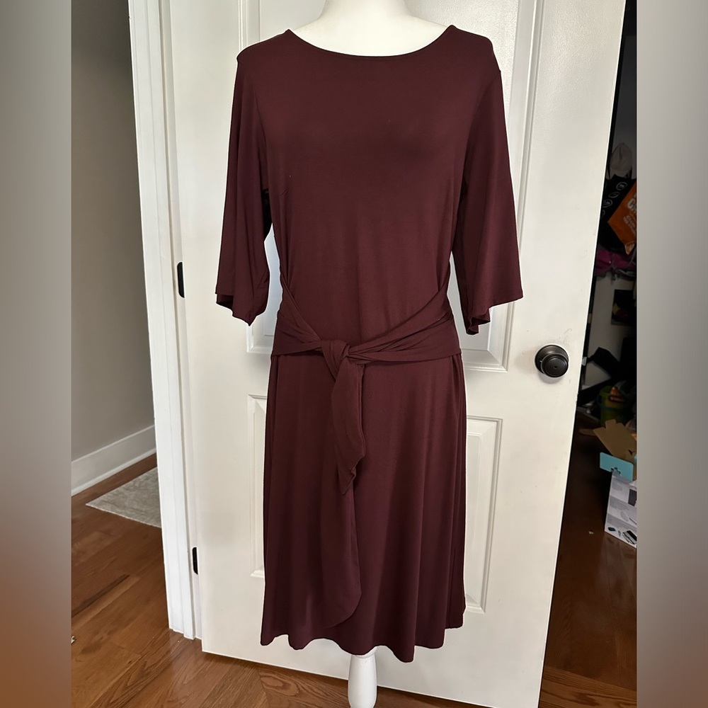 Ann Taylor faux wrap dress